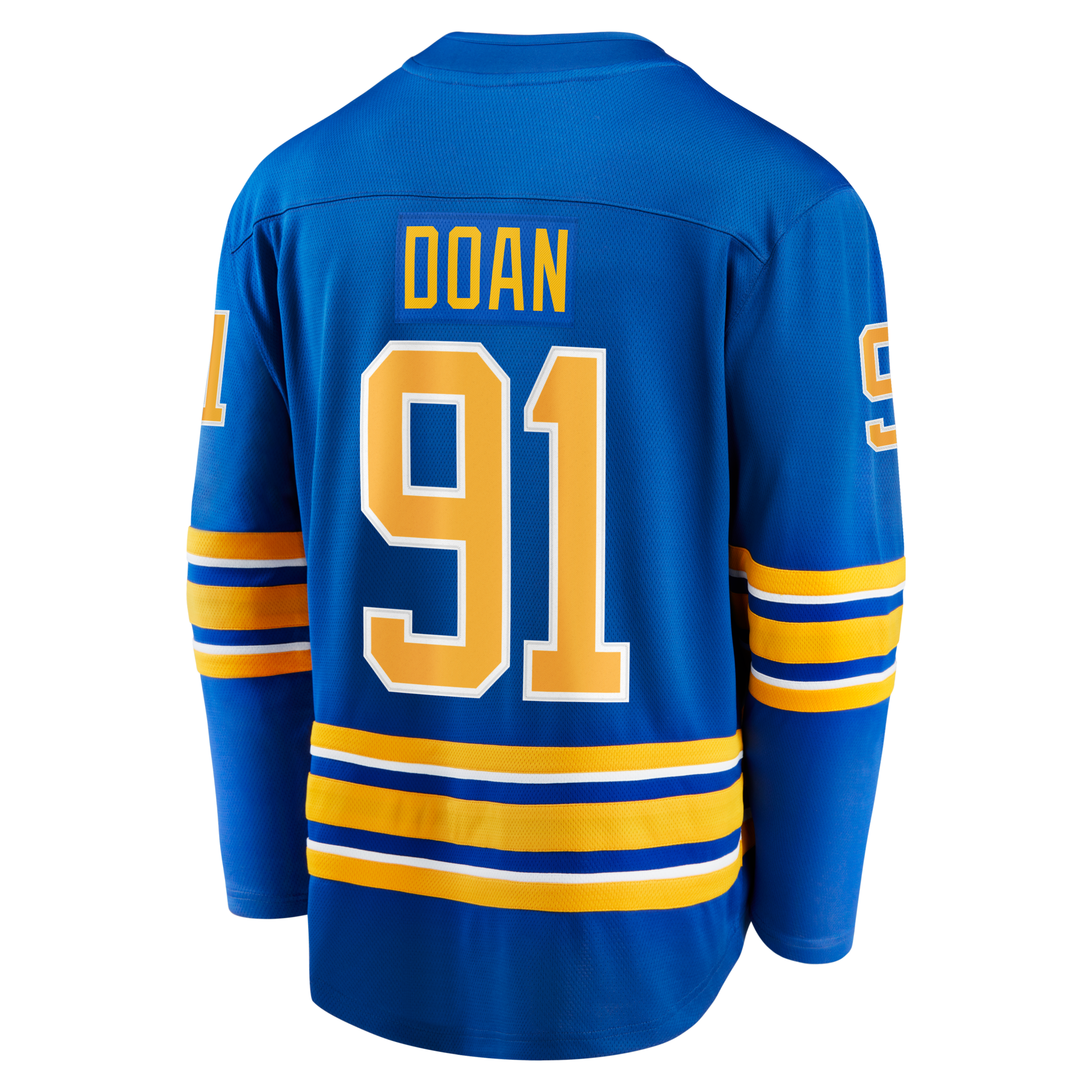 Buffalo Sabres Josh Doan Fanatics Royal Home Premier Breakaway Player Jersey