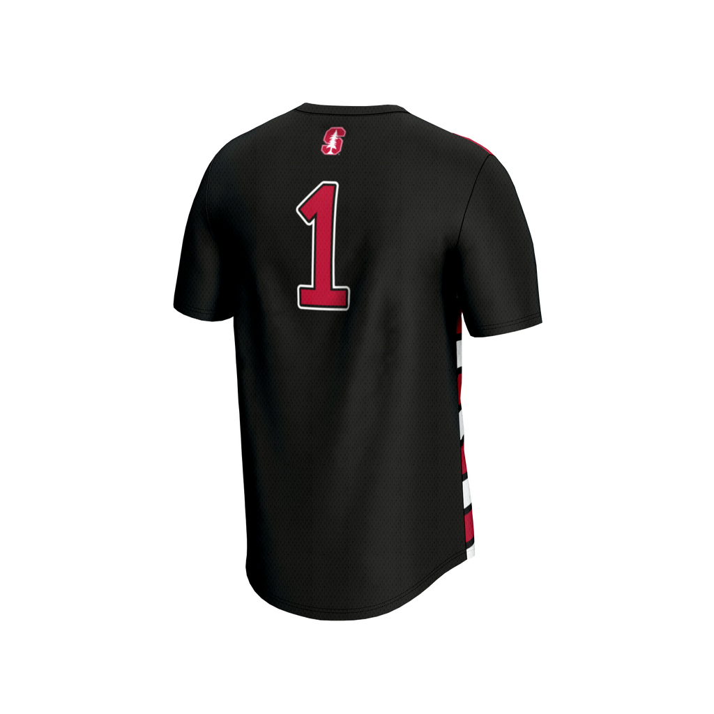 GameDay Greats #1 Black Stanford Cardinal Lightweight Soccer Fashion Jersey