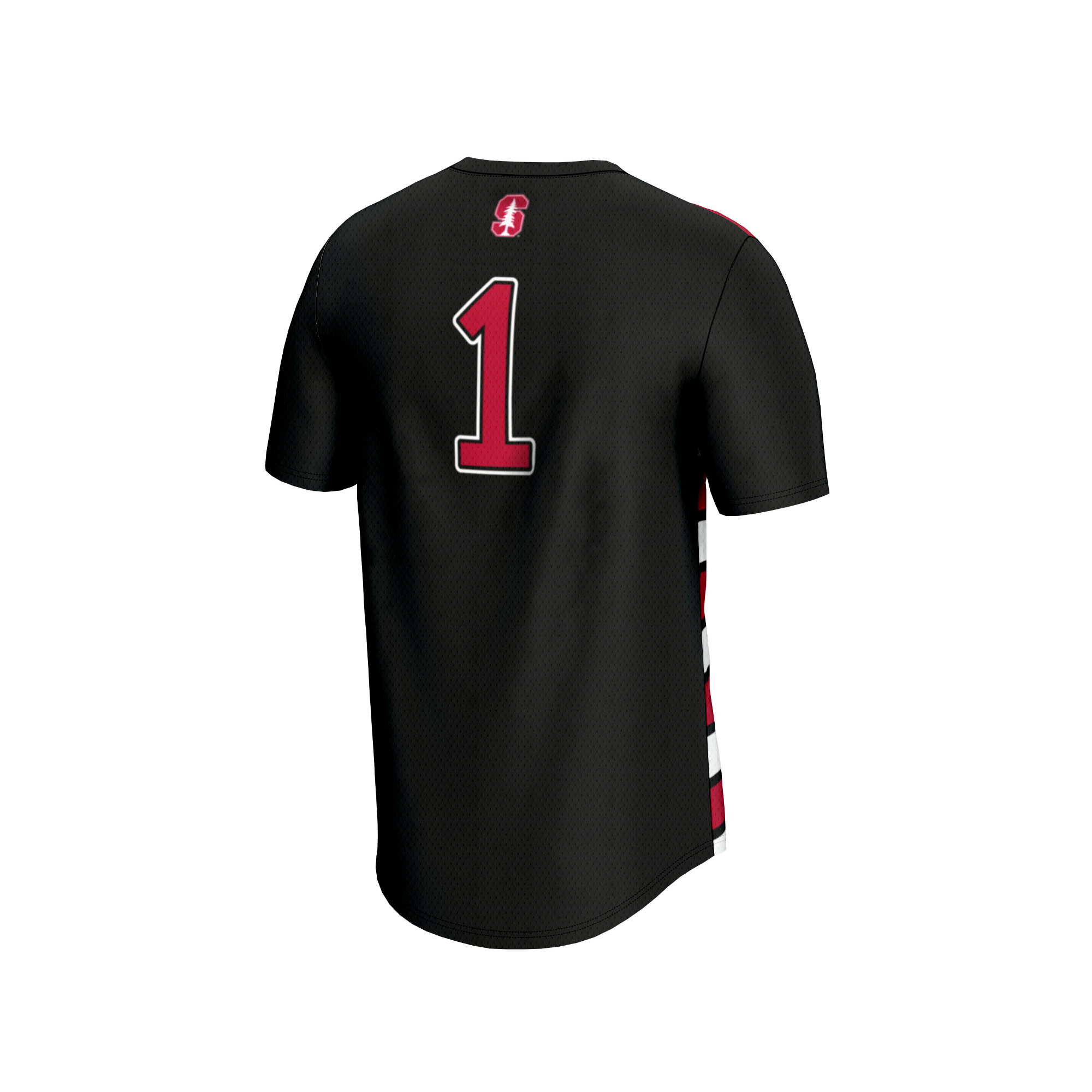 GameDay Greats #1 Black Stanford Cardinal Lightweight Soccer Fashion Jersey