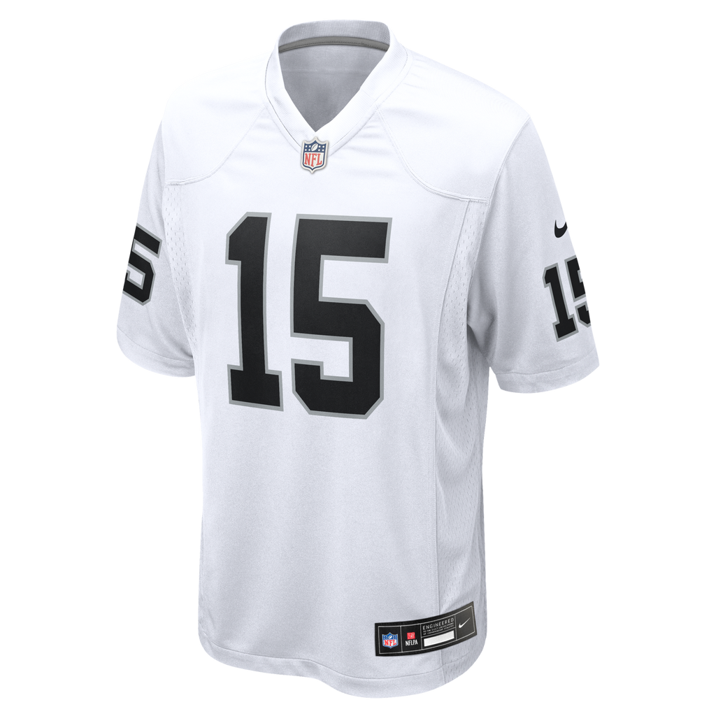 Las Vegas Raiders Fernando Mendoza Nike White Game Player Jersey