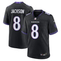 Baltimore Ravens Lamar Jackson Nike Black Alternate Game Jersey