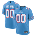 Tennessee Titans Nike Light Blue Game Custom Jersey