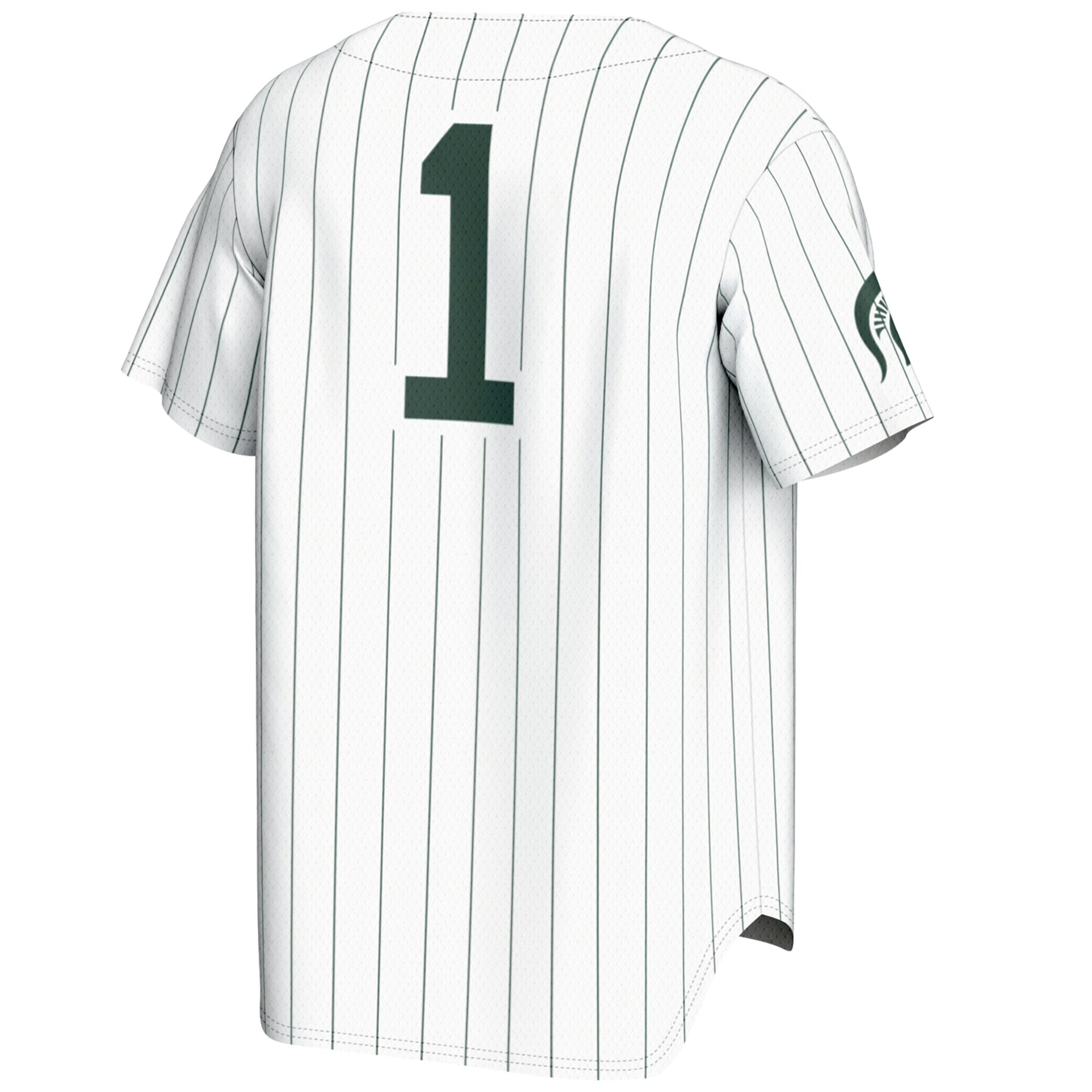 GameDay Greats #1 White Michigan State Spartans Lightweight Baseball Jersey