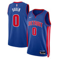 Detroit Pistons Nike Icon Edition Swingman Jersey - Blue - Jalen Duren