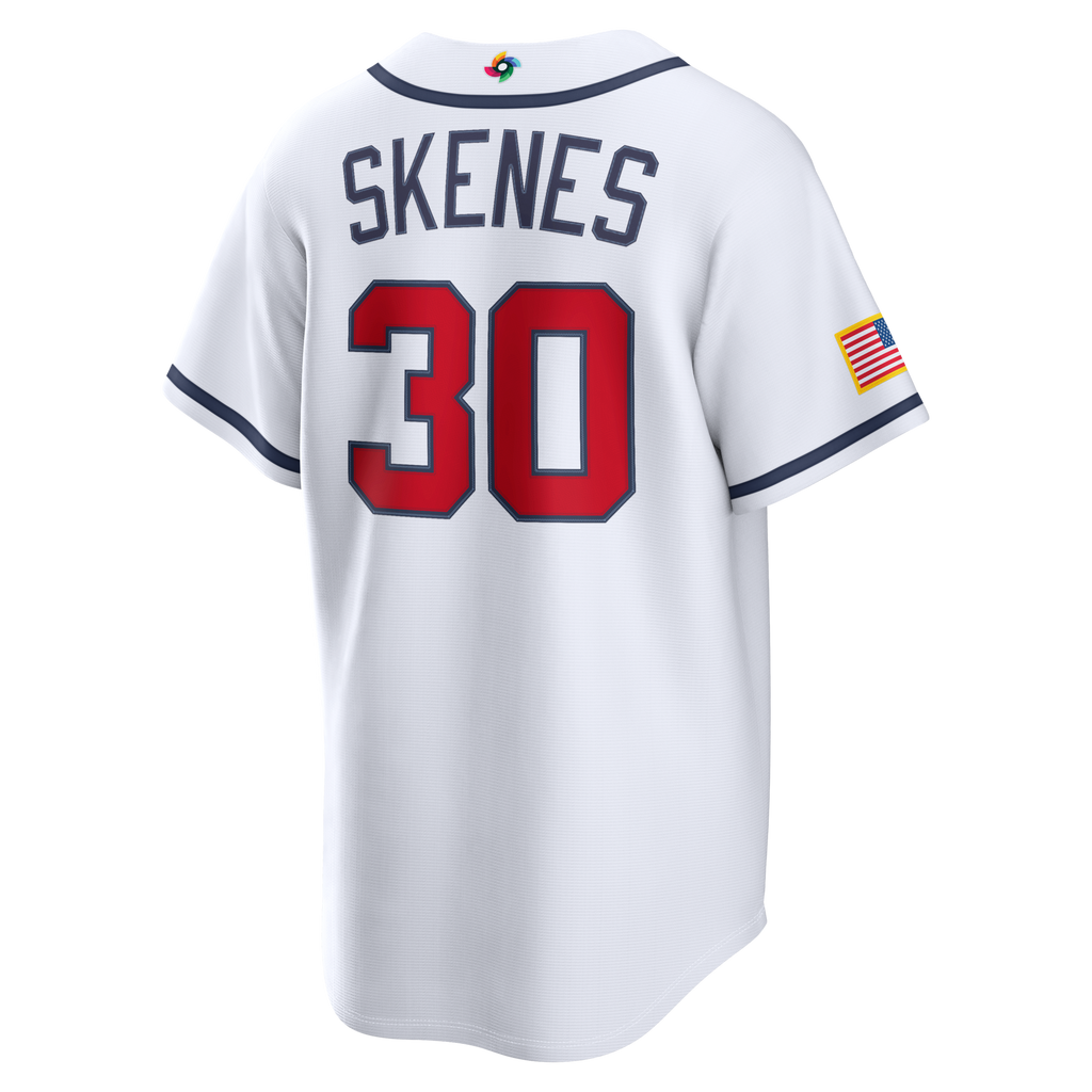 USA Baseball Paul Skenes Nike White 2026 World Baseball Classic Home Stadium Jersey
