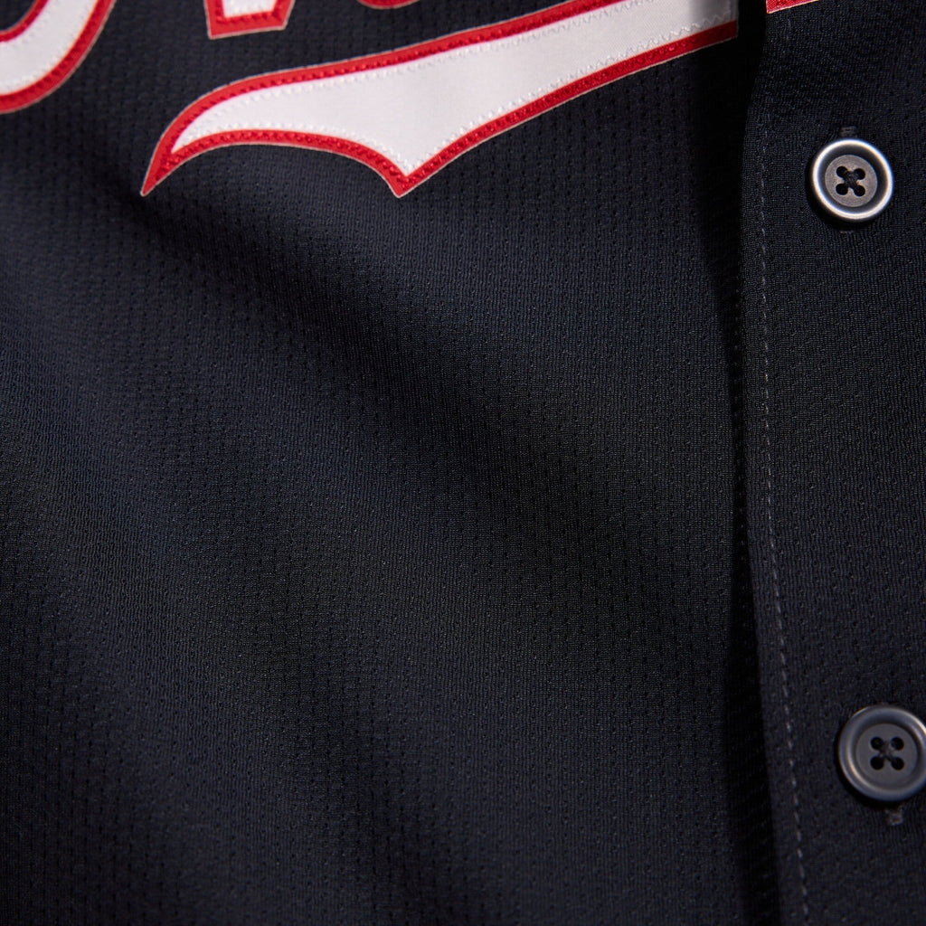 Washington Nationals James Wood Nike Navy Alternate Limited Player Jersey
