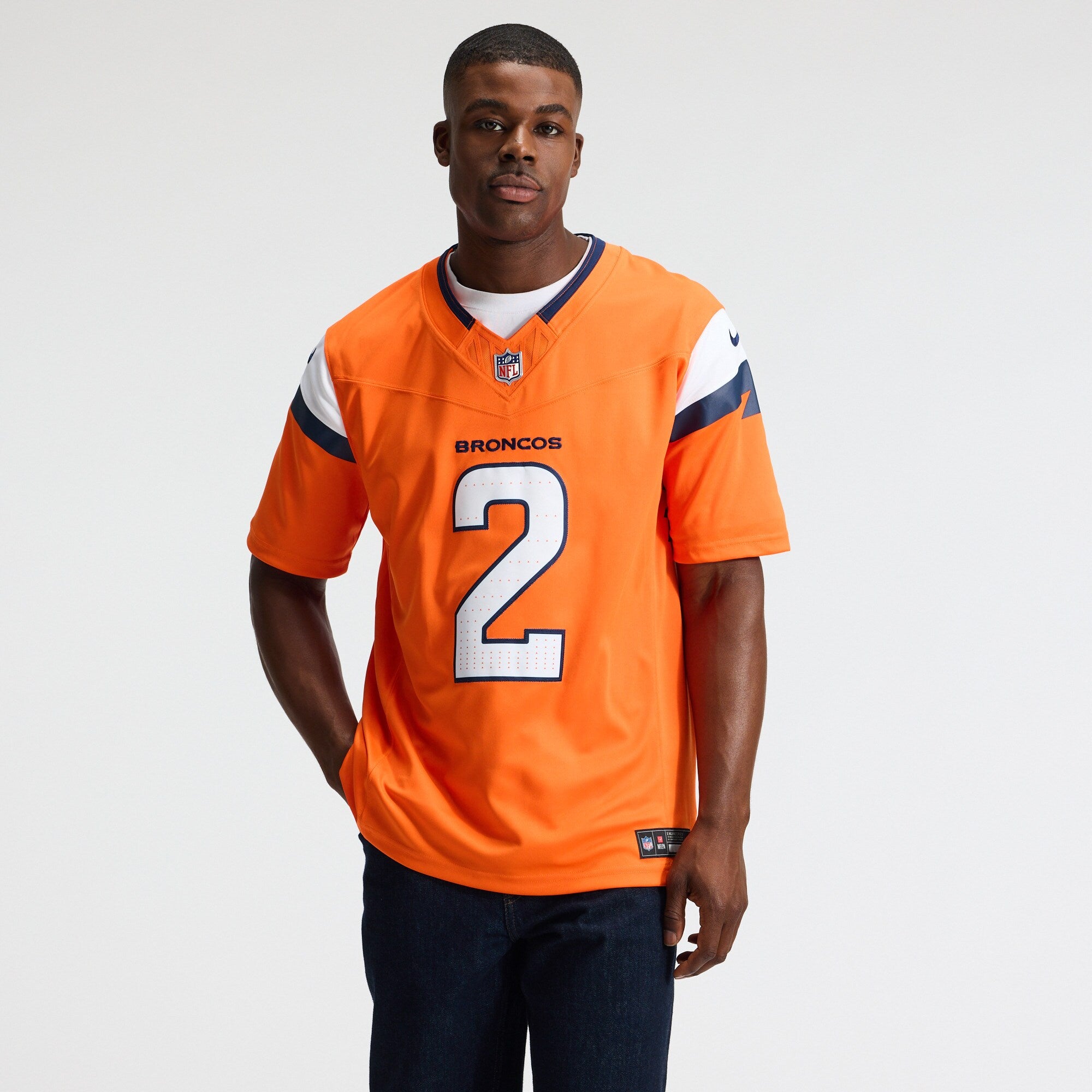 Denver Broncos Patrick Surtain II Nike Orange Team Vapor F.U.S.E. Stitched Limited Jersey