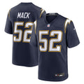 Los Angeles Chargers Khalil Mack Nike Navy Alternate Super Chargers Game Player Jersey
