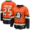 Anaheim Ducks Ryan Poehling Fanatics Orange Home Breakaway Jersey