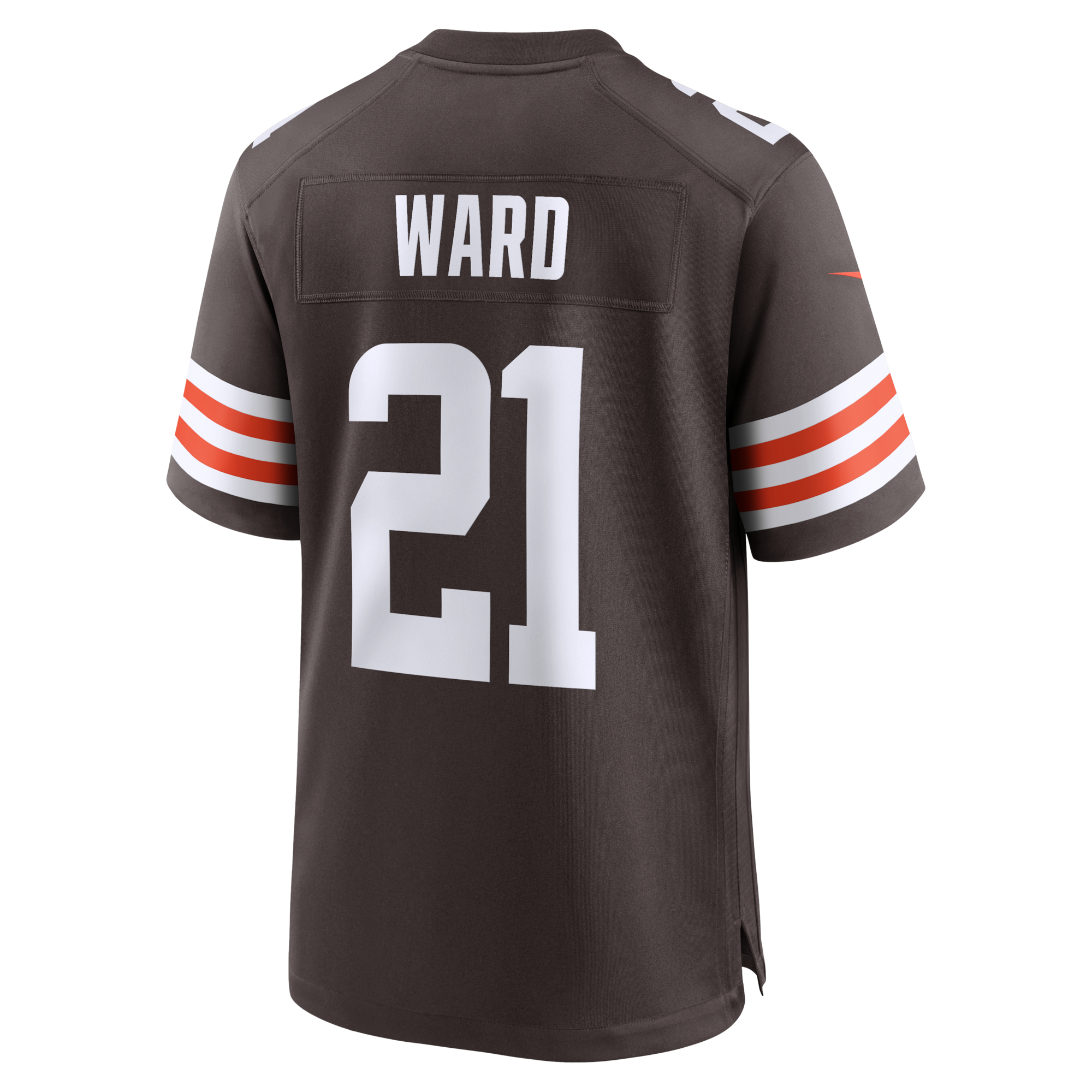 Cleveland Browns Denzel Ward Nike Brown Player Game Jersey