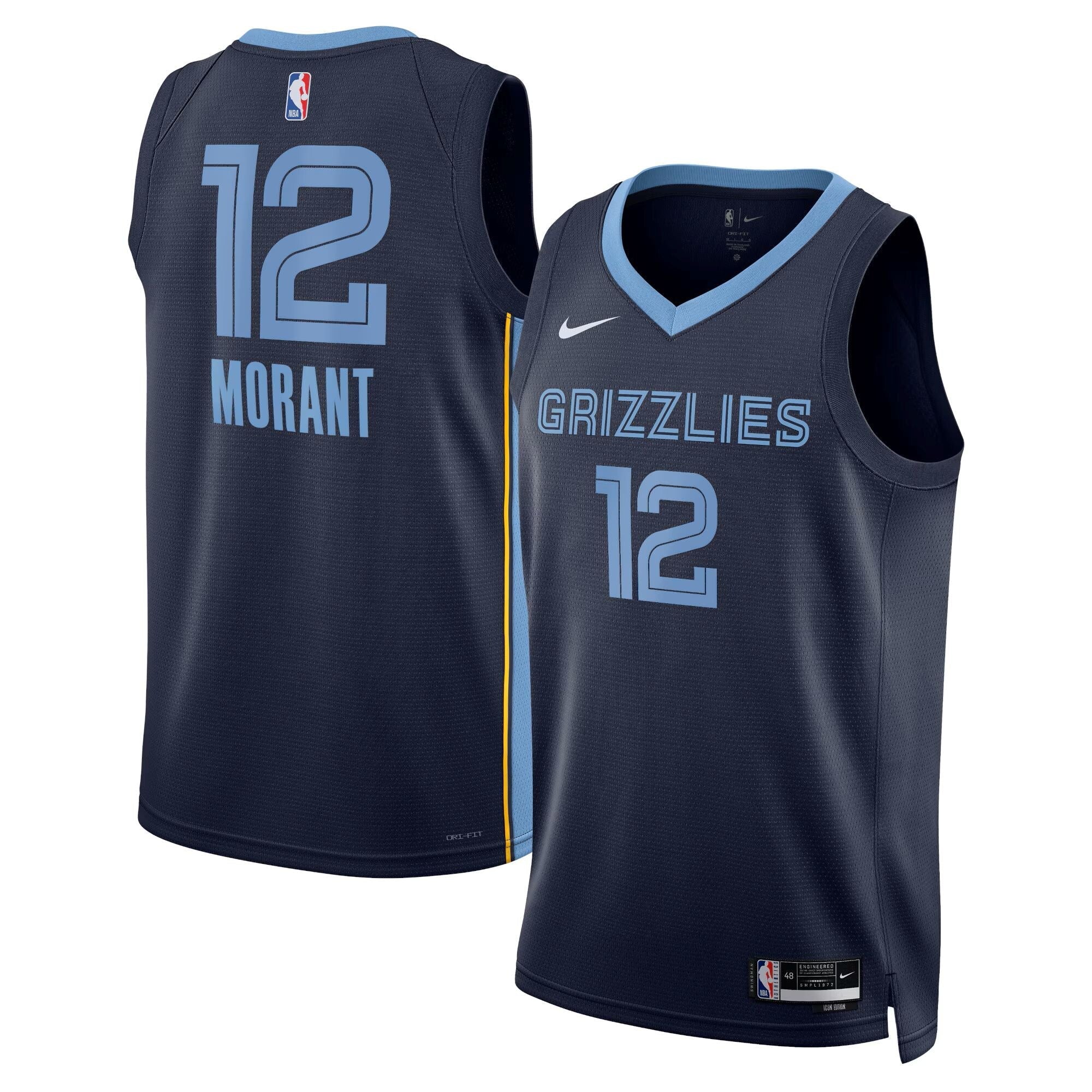Memphis Grizzlies Nike Icon Edition Swingman Jersey - Ja Morant