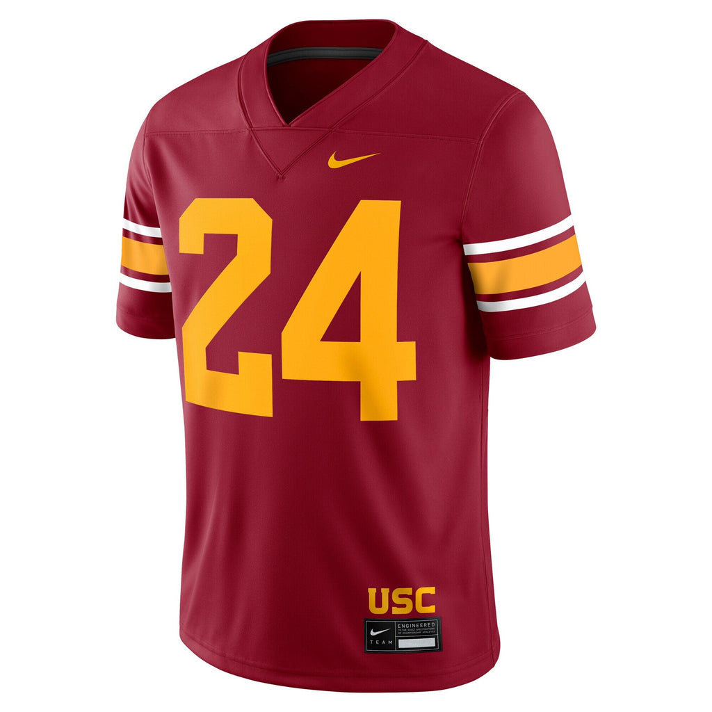 Nike #24 Cardinal USC Trojans Alternate Game Jersey