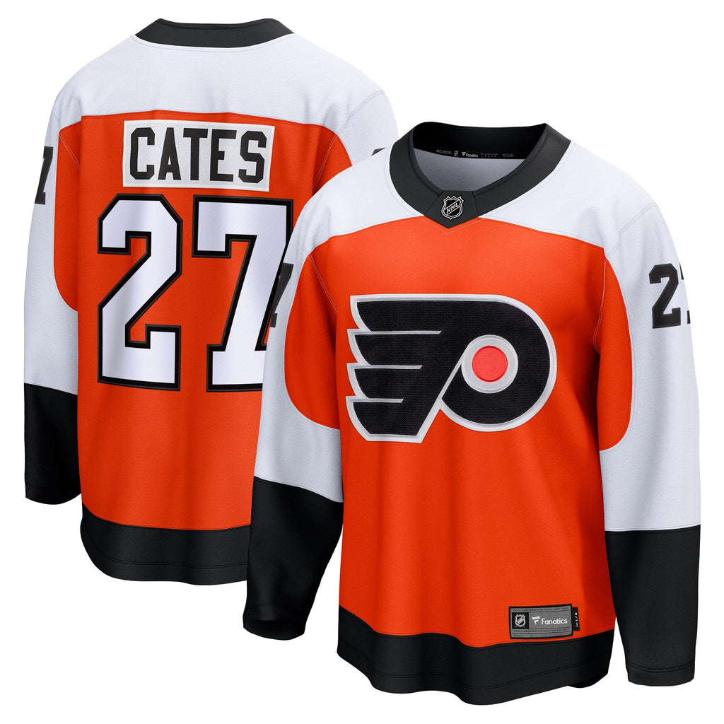 Philadelphia Flyers Noah Cates Fanatics Orange Home Breakaway Jersey