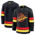 Vancouver Canucks Fanatics Black Alternate Premium Jersey