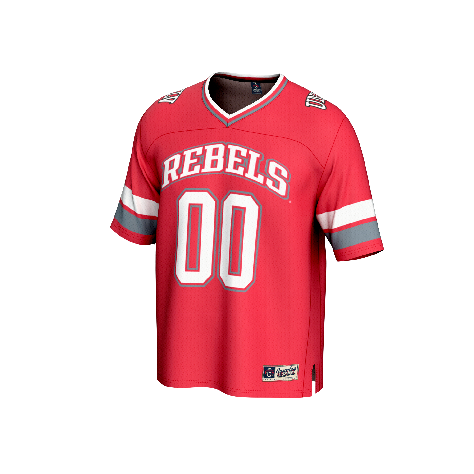 GameDay Greats #00 Scarlet UNLV Rebels Lightweight Collegiate Football Fashion Jersey