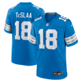 Detroit Lions Isaac TeSlaa Nike Blue Game Player Jersey