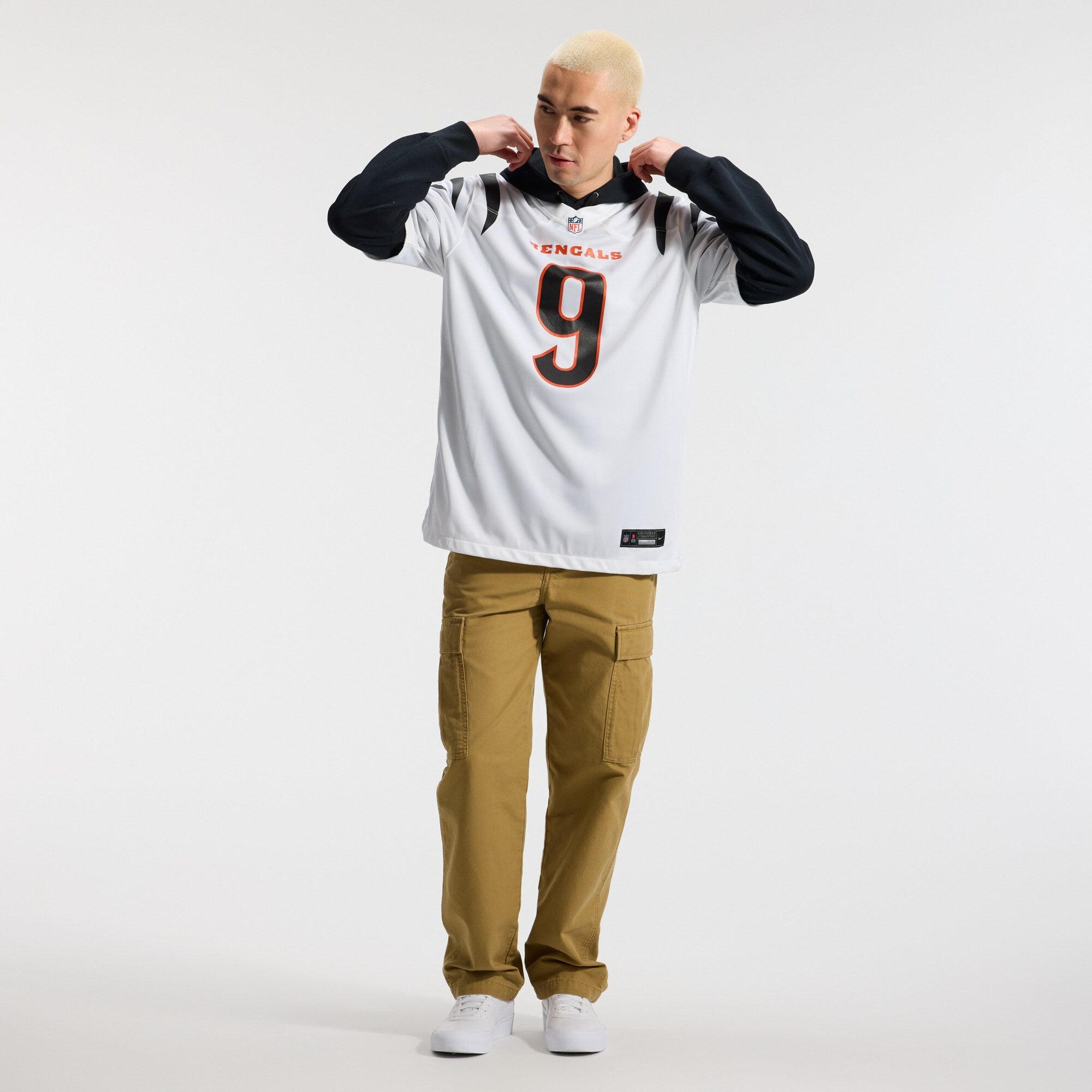 Cincinnati Bengals Joe Burrow Nike White Game Jersey