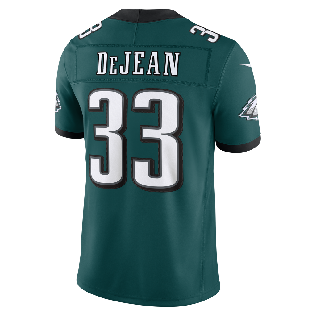 Philadelphia Eagles Cooper DeJean Nike Midnight Green Team Vapor F.U.S.E. Stitched Limited Jersey