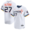 Houston Astros Jose Altuve Nike White 2025 City Connect Limited Player Jersey