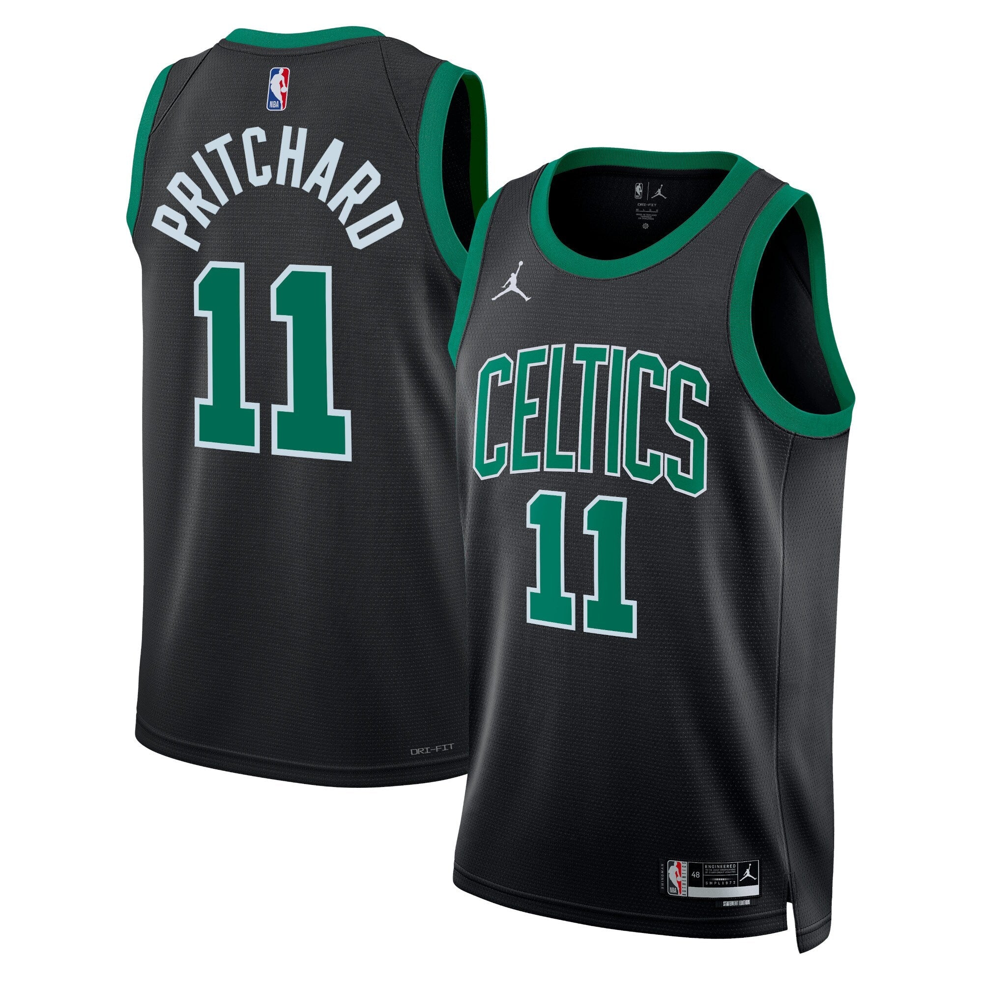 Boston Celtics Jordan Brand Statement Edition Swingman Jersey - Black - Payton Pritchard