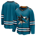 San Jose Sharks Fanatics Teal Home Breakaway Jersey