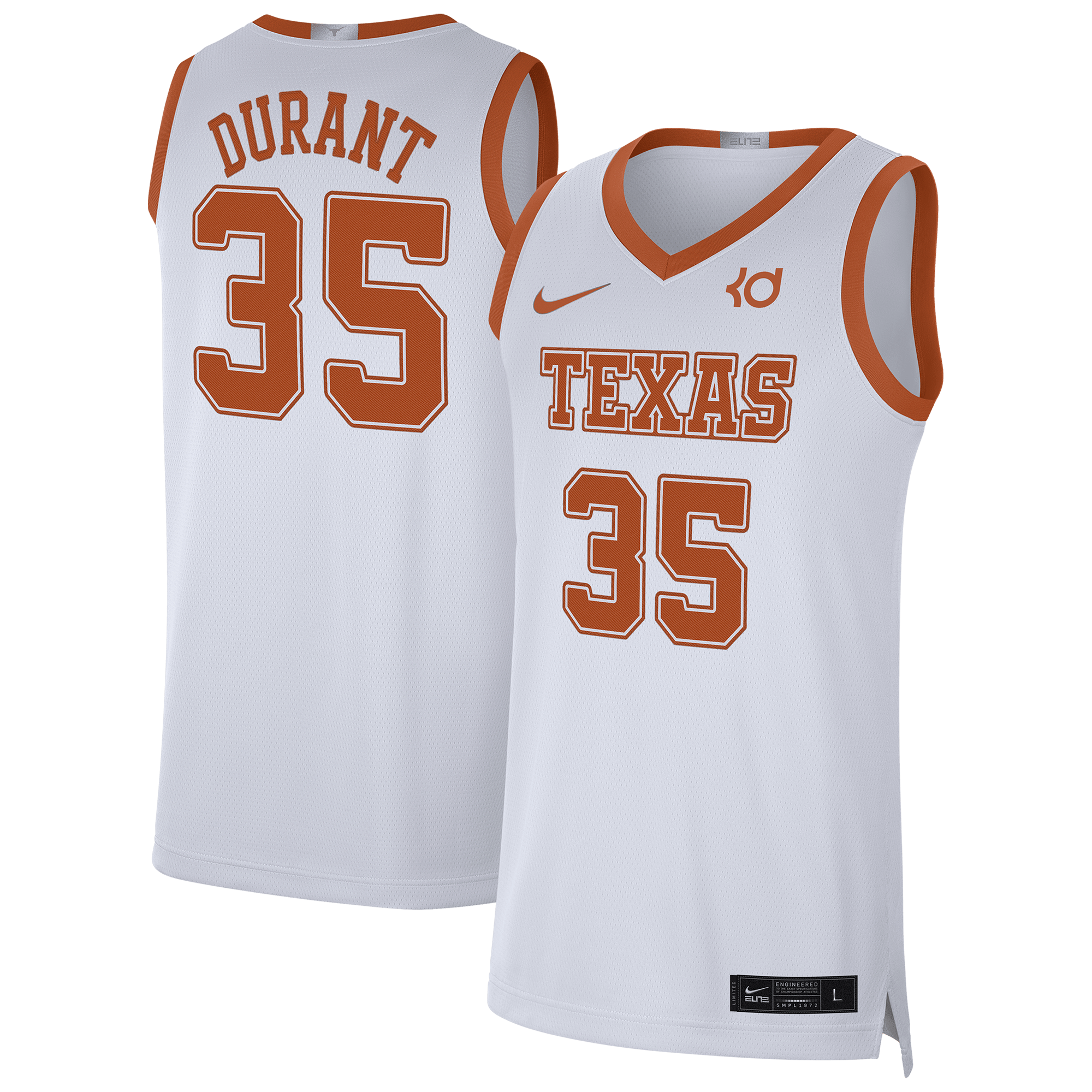 NCAA Texas Longhorns College Basketball Jersey - Kevin Durant –