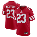 San Francisco 49ers Christian McCaffrey Nike Scarlet Game Player Jersey