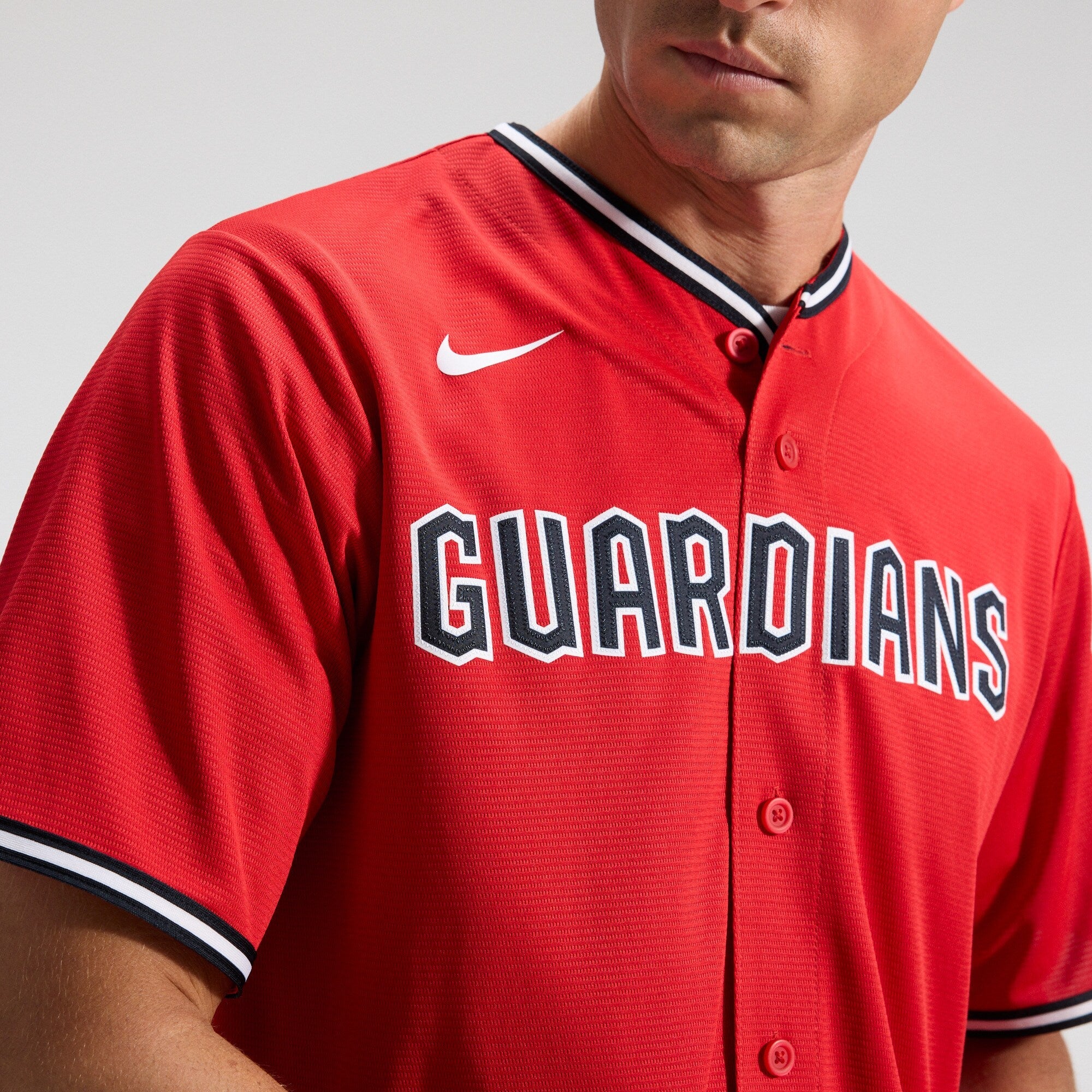 Cleveland Guardians Nike Red Alternate 2 Replica Jersey