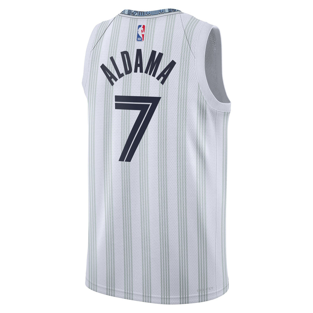 Memphis Grizzlies Nike 2025/26 City Edition Swingman Jersey - Gray - Santi Aldama