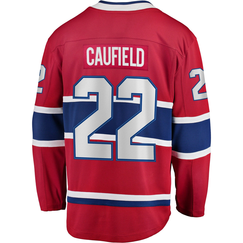 Montreal Canadiens Cole Caufield Fanatics Red Home Breakaway Replica Jersey