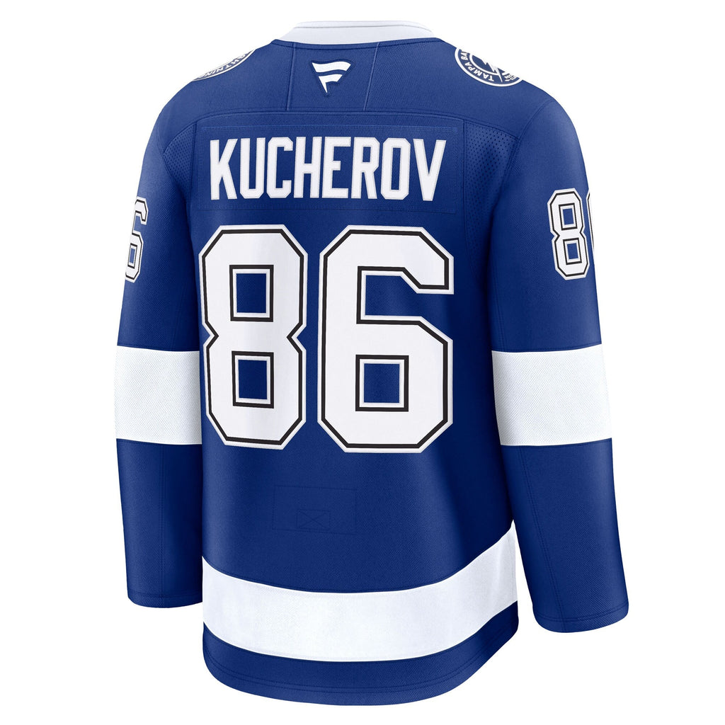 Tampa Bay Lightning Nikita Kucherov Fanatics Blue Home Premium Jersey