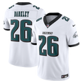 Philadelphia Eagles Saquon Barkley Nike White Vapor F.U.S.E. Stitched Limited Jersey