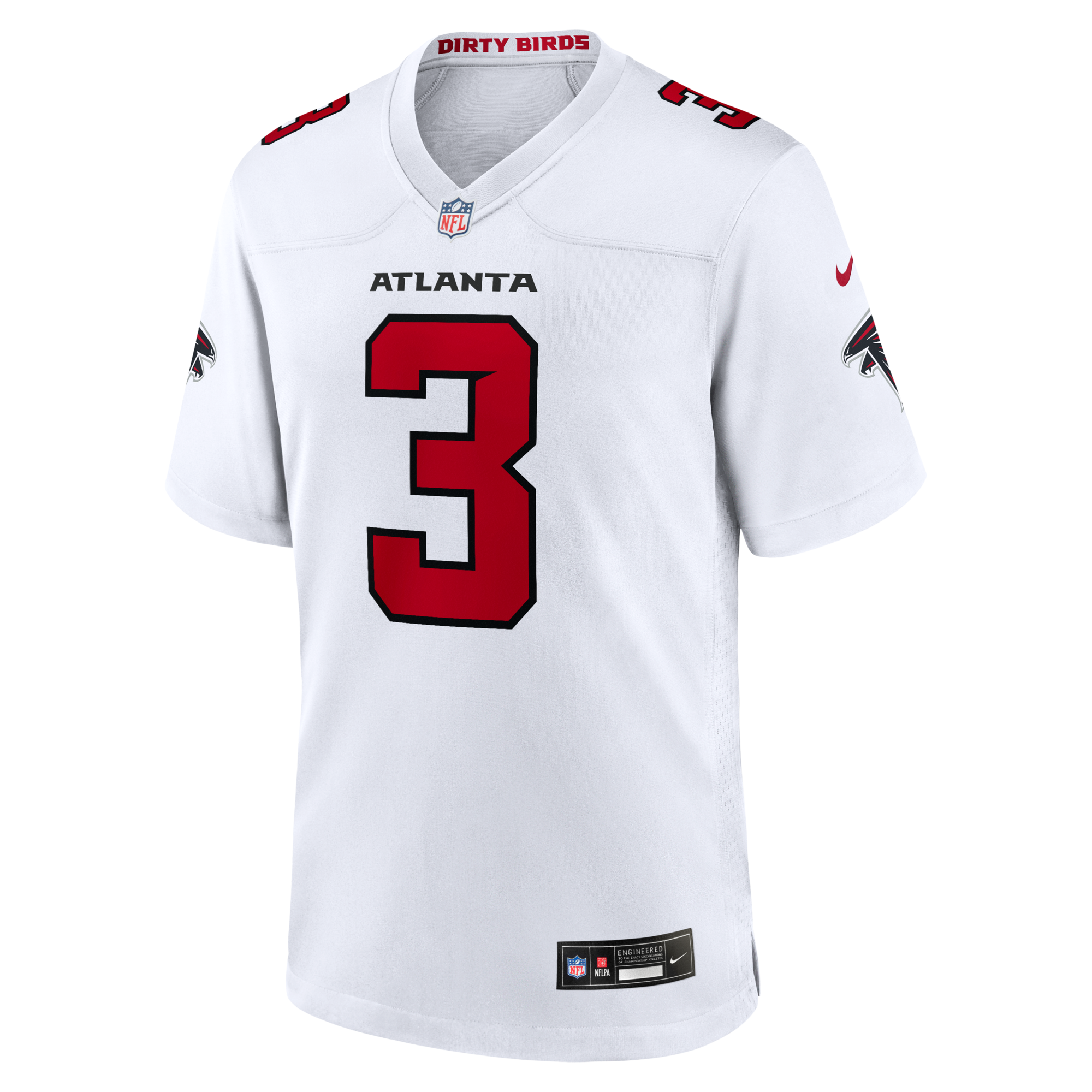 Atlanta Falcons Jessie Bates III Nike White Game Jersey