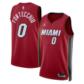 Miami Heat Jordan Brand Statement Edition Swingman Jersey - Red - Simone Fontecchio