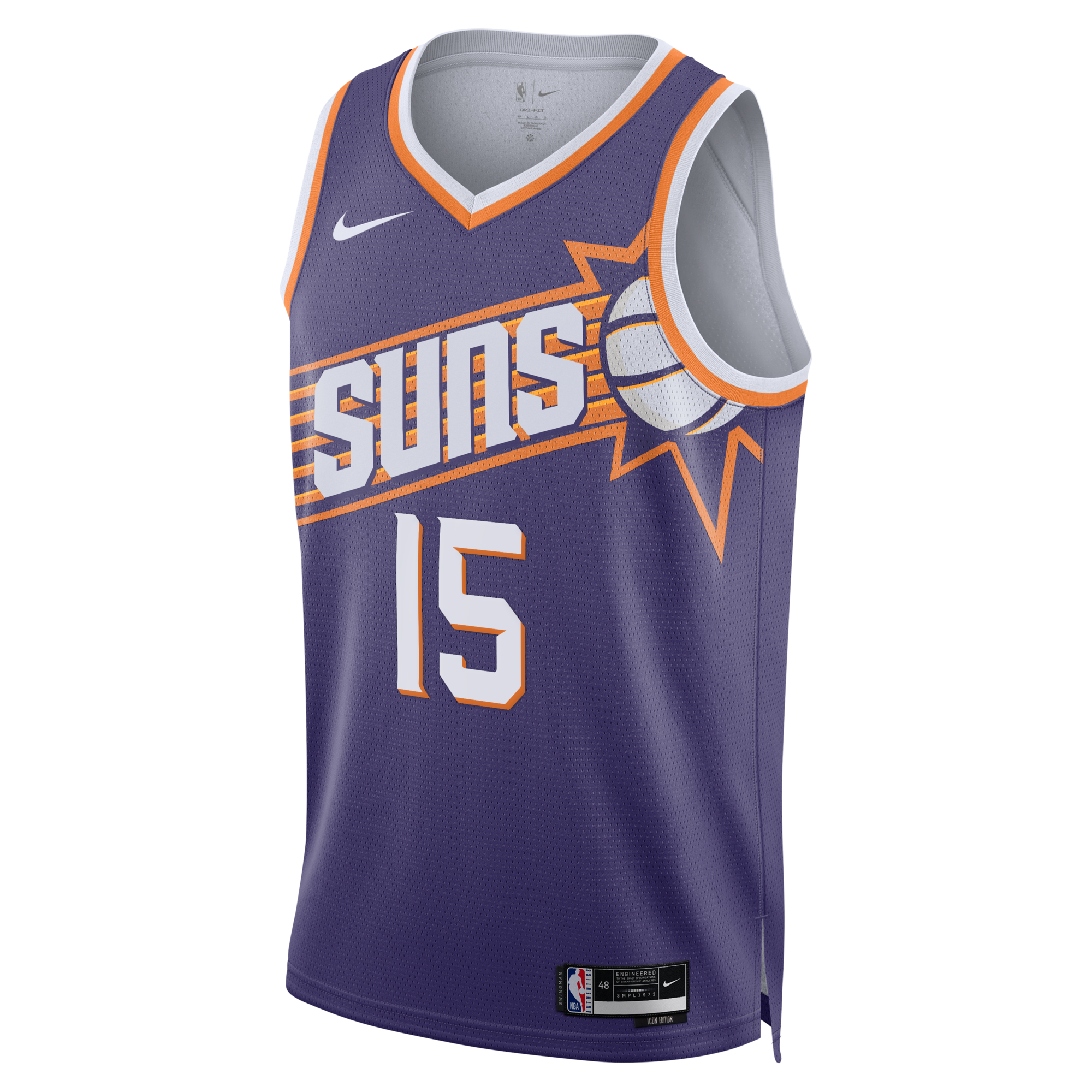 Phoenix Suns Nike Icon Edition Swingman Jersey - Purple - Devin Booker