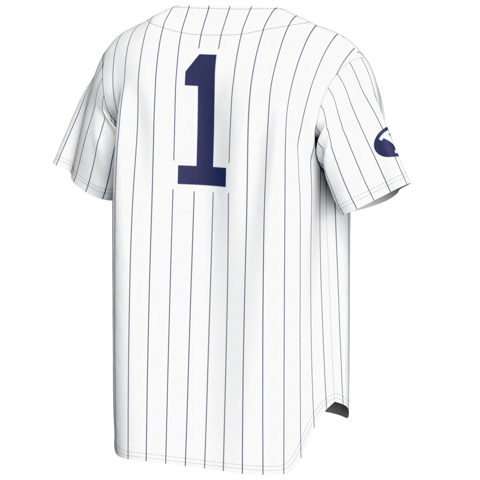 GameDay Greats #1 White BYU Cougars Lightweight Baseball Jersey