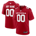 Arizona Cardinals Nike Cardinal Custom Game Jersey