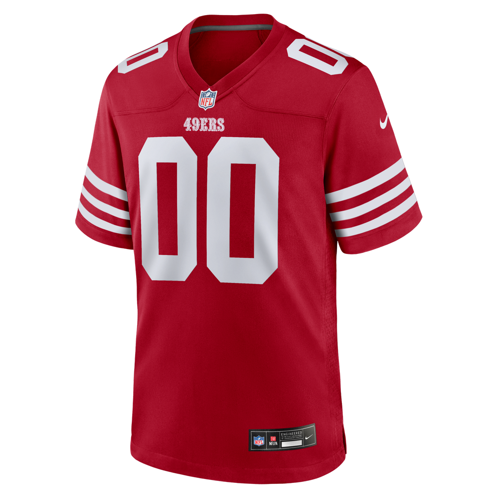 San Francisco 49ers Nike Scarlet Custom Jersey