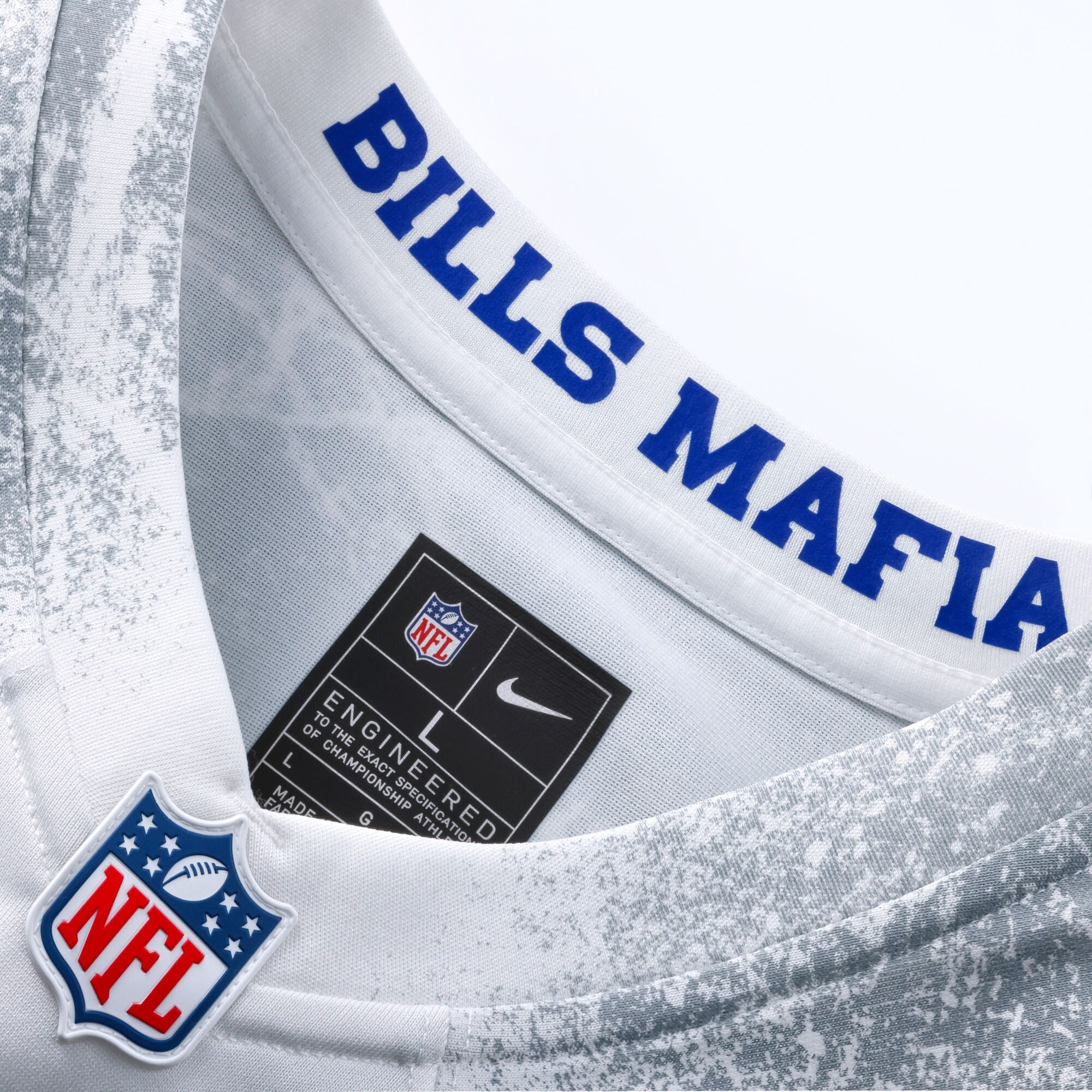 Buffalo Bills Josh Allen Nike White 2025 Rivalries Collection Game Jersey