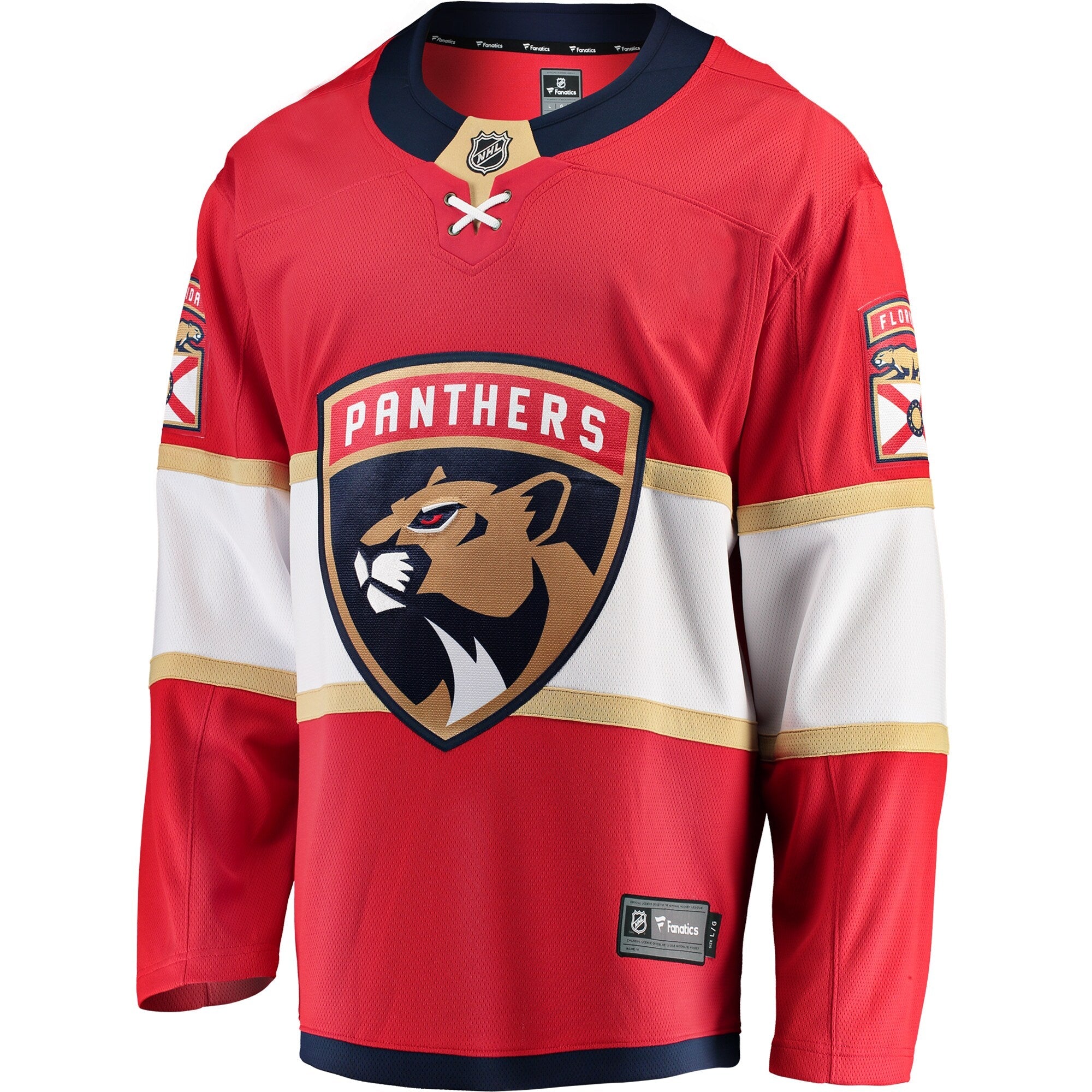 Florida Panthers Fanatics Red Breakaway Home Jersey