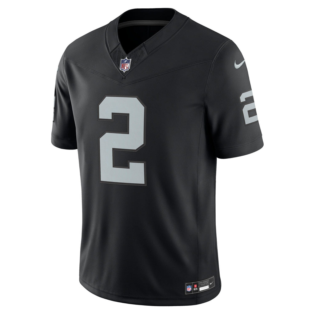 Las Vegas Raiders Ashton Jeanty Nike Black Team Vapor F.U.S.E. Stitched Limited Jersey