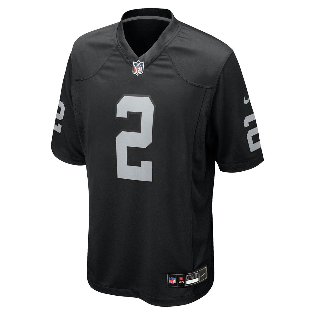 Las Vegas Raiders Ashton Jeanty Nike Black Team Game Jersey