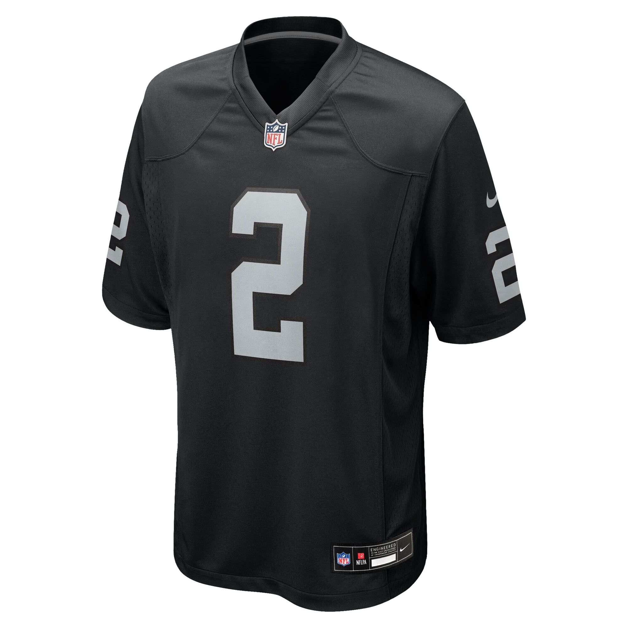 Las Vegas Raiders Ashton Jeanty Nike Black Team Game Jersey