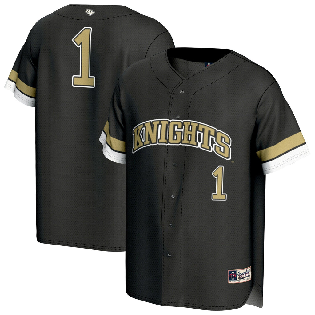GameDay Greats #1 Black UCF Knights Collegiate Baseball Fashion Jersey