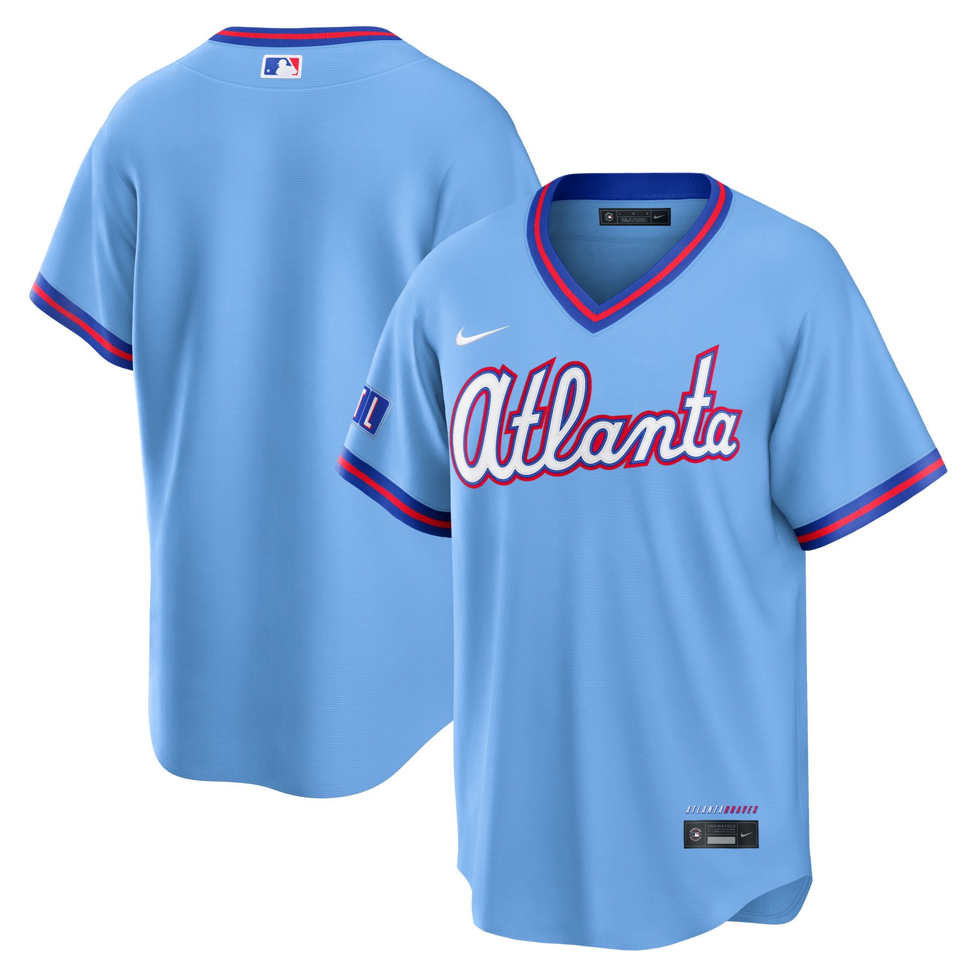 Atlanta Braves Nike Powder Blue 2026 City Connect Stadium Jersey