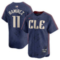 Cleveland Guardians José Ramírez Nike Navy City Connect Limited Player Jersey