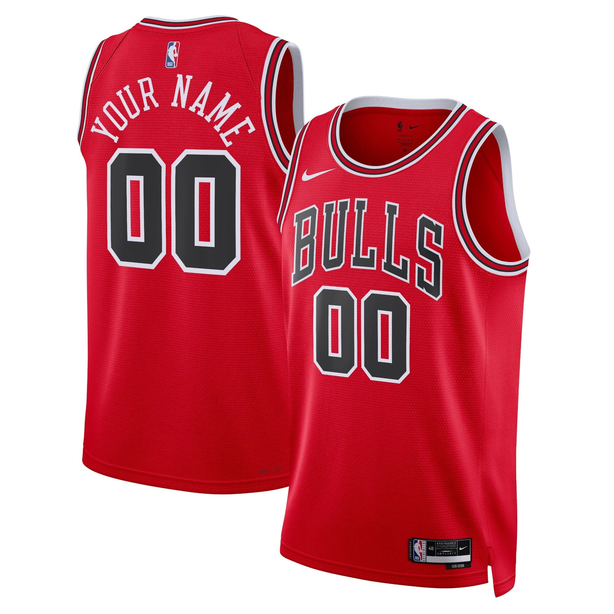 Chicago Bulls Nike Icon Swingman Jersey - Custom