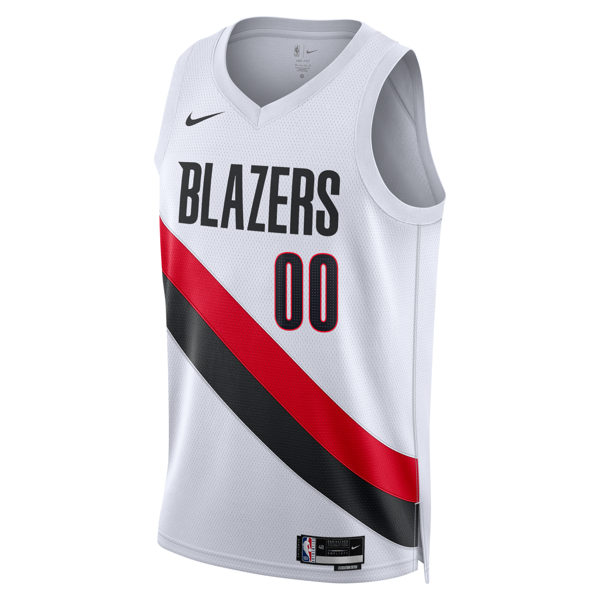 Portland Trail Blazers Nike Replica Association Edition Swingman Jersey - White - Scoot Henderson