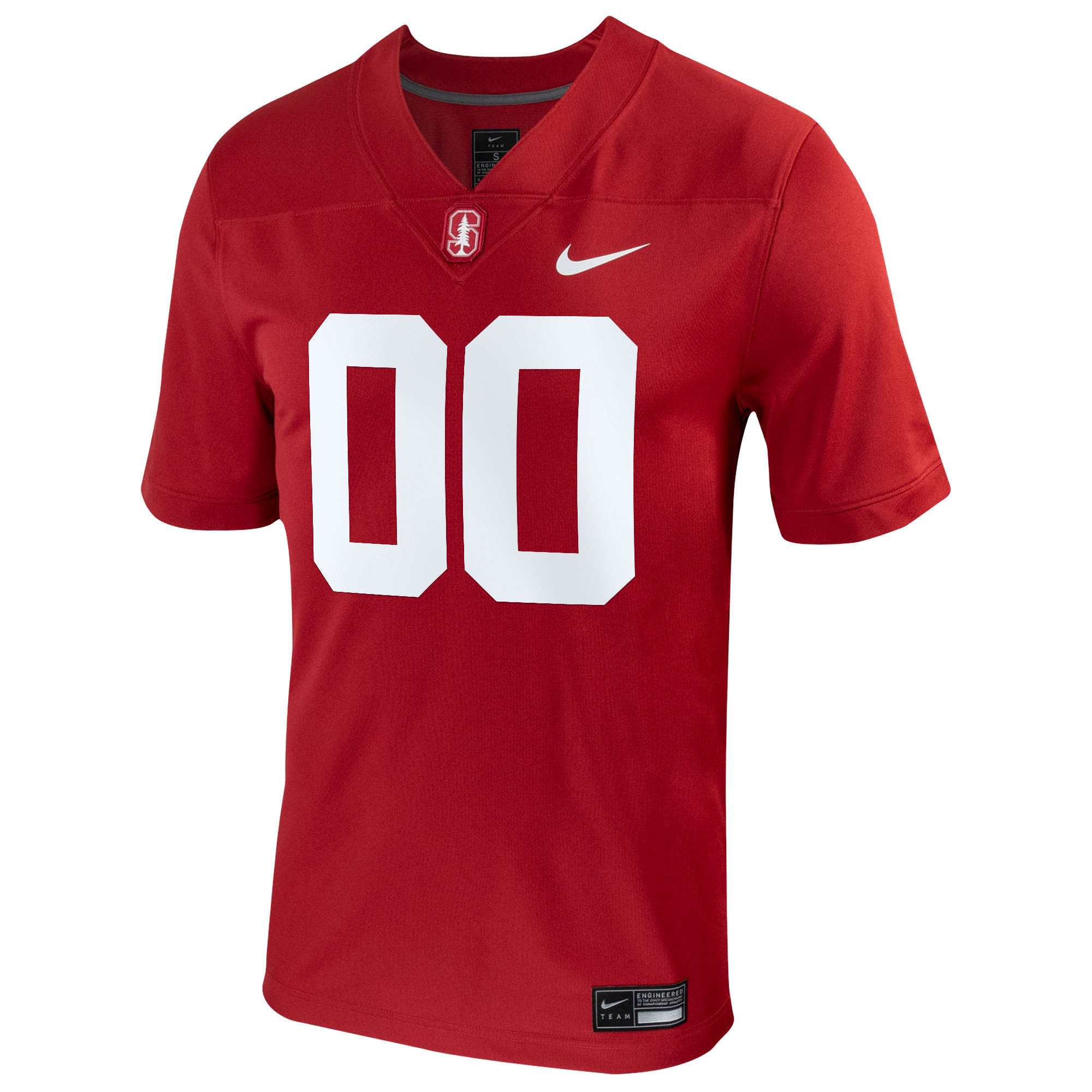 Nike Cardinal Stanford Cardinal Football Custom Game Jersey