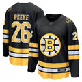 Boston Bruins Andrew Peeke Fanatics Black Home Breakaway Player Jersey